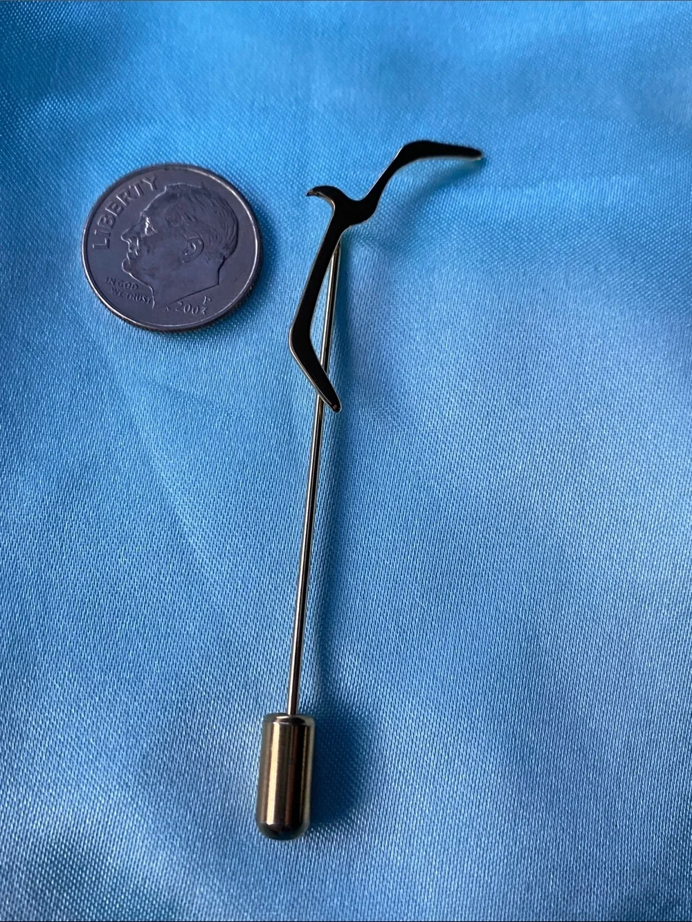 Vintage Abstract Seagull Bird Lapel Stick Pin